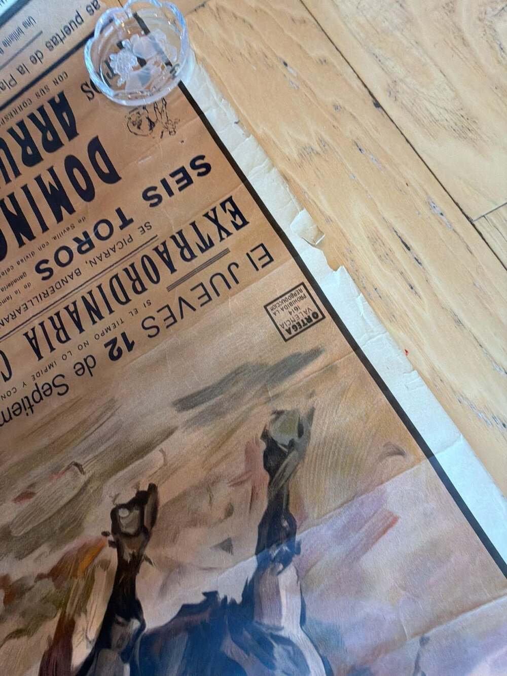 Vintage 1946 Plaza de Toros de Salamanca Spanish Bullfighting Poster by Ortega V - Picture 12 of 13
